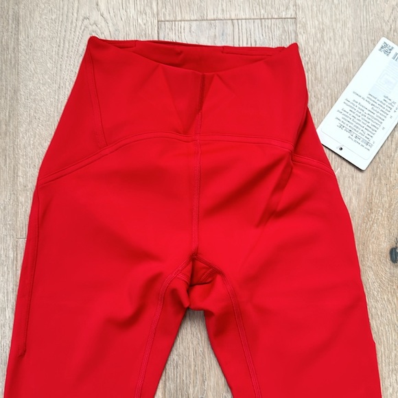 instill tight 25" size 0 dark red lululemon nwt - Picture 4 of 13